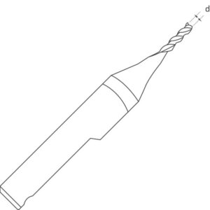 Фреза Carbide EW6815L-BS7 ф1.5x3.5xD6x43Lx3F 60-series